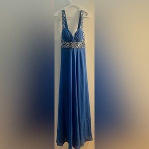 Stunning blue evening dress